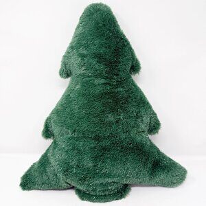 C&C California Green Metallic Plush Christmas Tree Throw Pillow Holidsy Decor